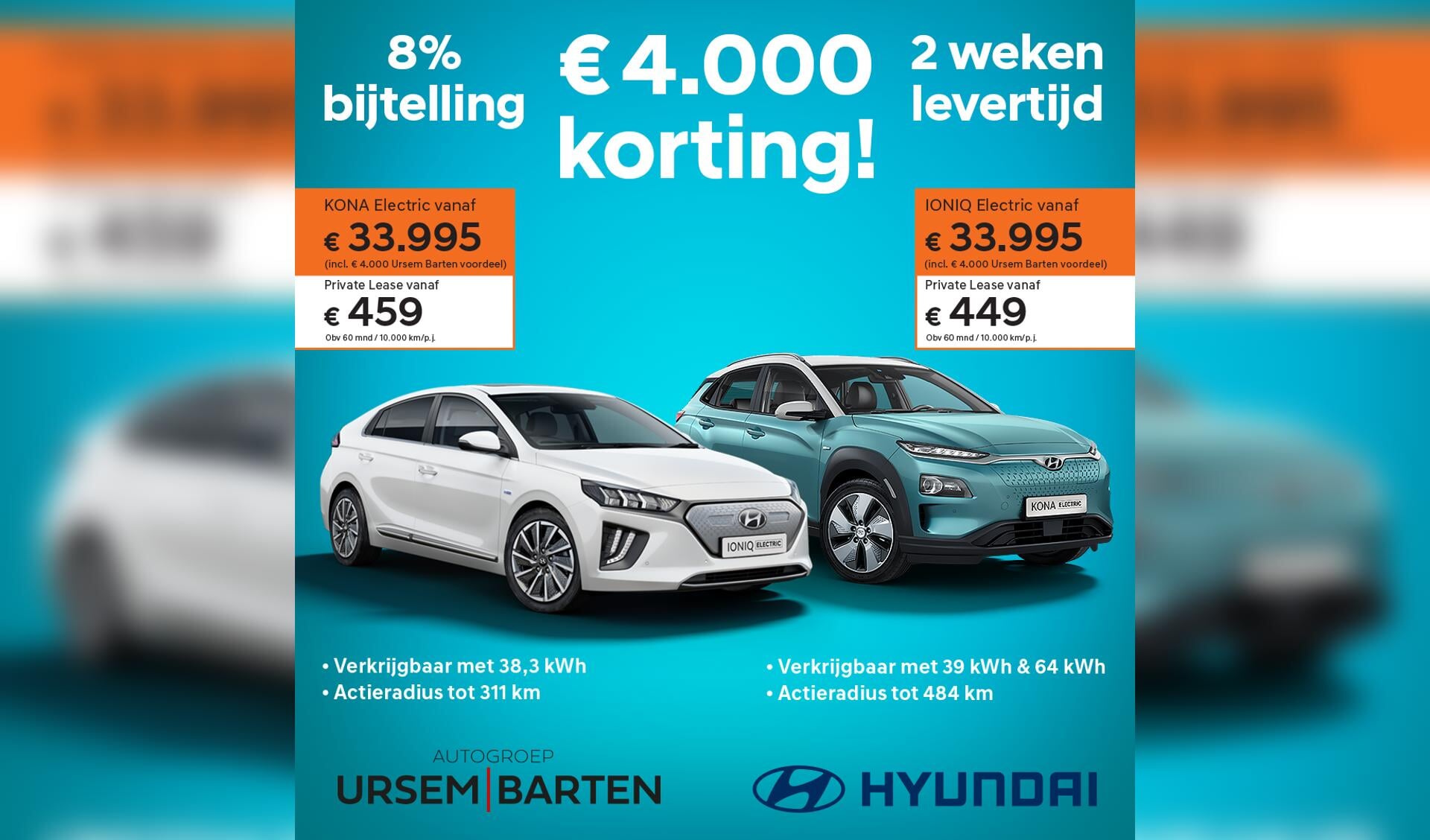 Hyundai met € 4.000,00 korting.