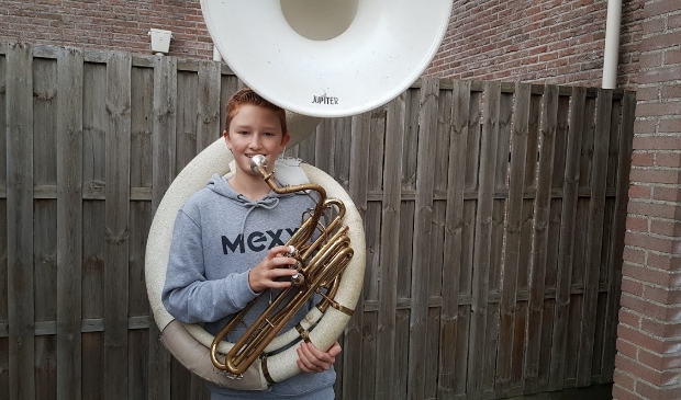 <p>'Ik koos ooit voor de sousafoon omdat ie lekker opvalt.'</p>