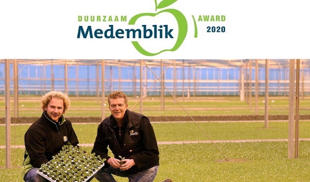 <p>Wiliam Gitzels van Plantenkwekerij Gitzels ontvangt de Duurzaam Ondernemen Award.</p>