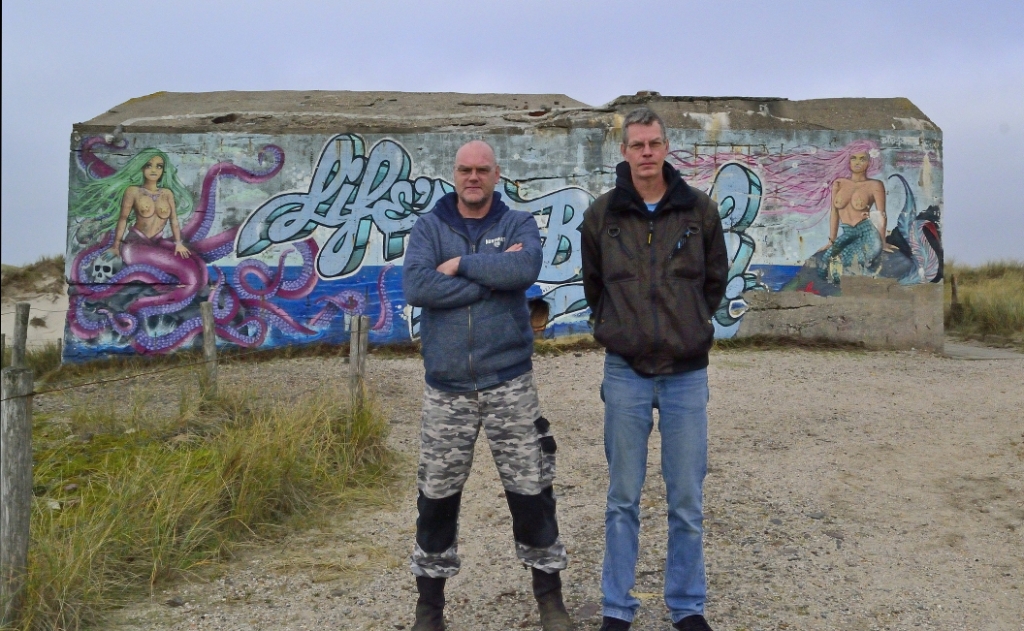 <p>Andre de Vries (l) en Jack van de Ree. </p>