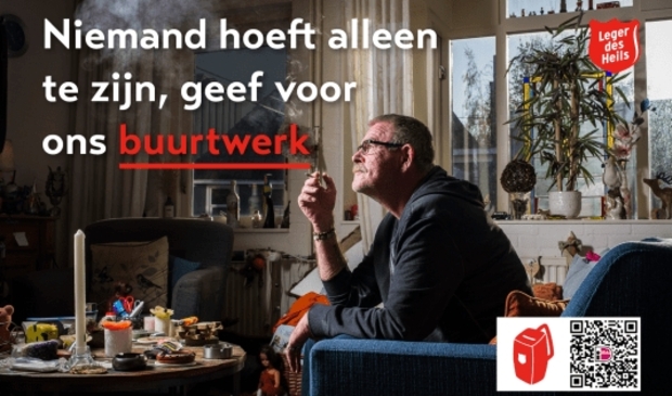 <p>Gerard is een van de vele mensen die veel baat heeft bij het buurtwerk van het Leger. Met het scannen van de QR-code kunt u gemakkelijk aan de collecte van het Leger des Heils doneren. </p>