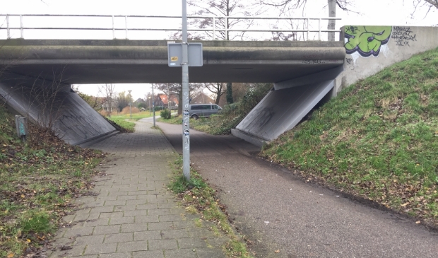 Een van de fietstunnels in Kadoelen.