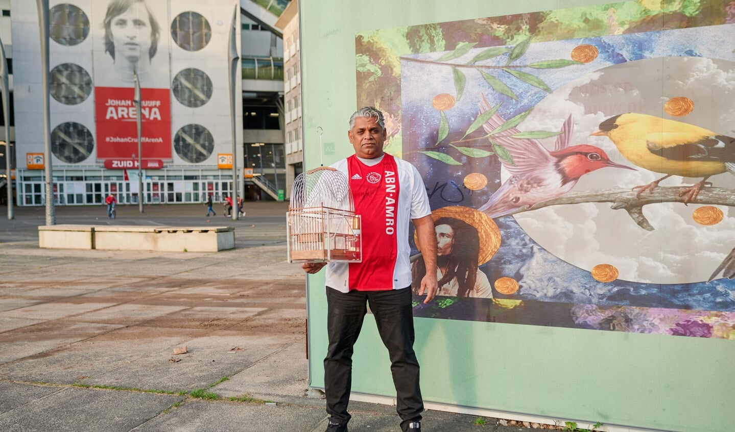 Faizel Soebratie van Zangvogelvereniging Ringmasters.