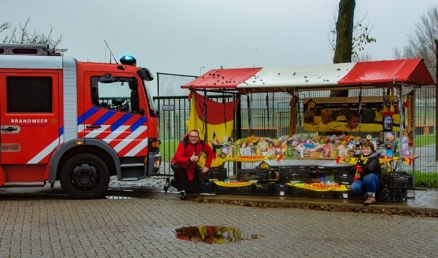 <p>De stand op het complex van FC Purmerend.</p>