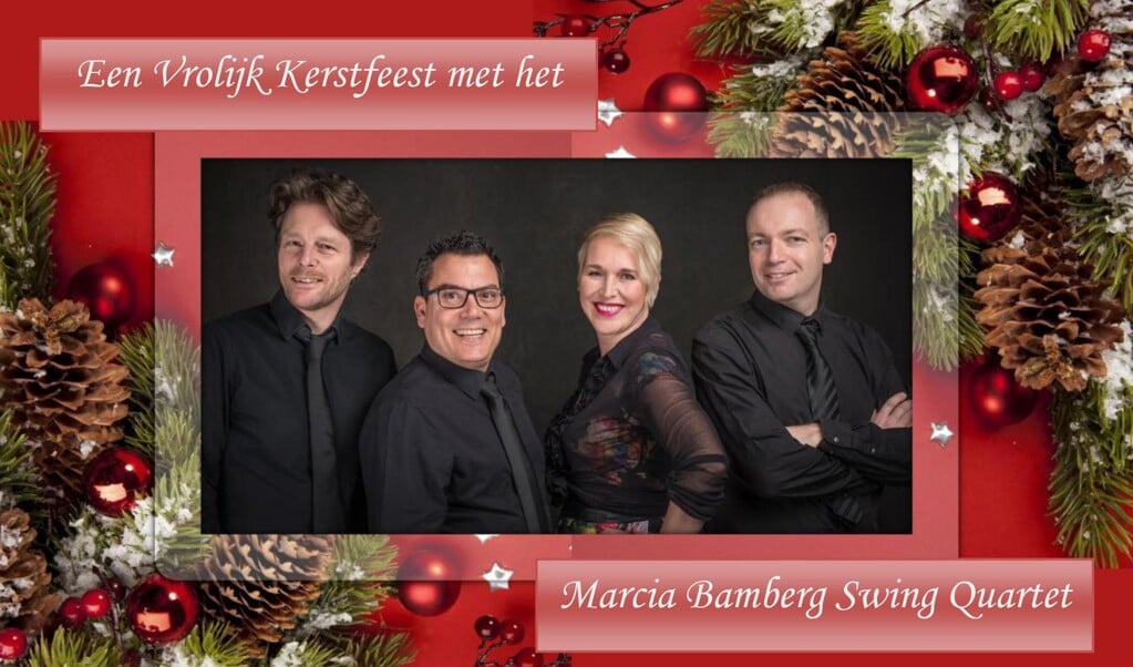 Marcia Bamberg Swing Quartet in kerstsferen.