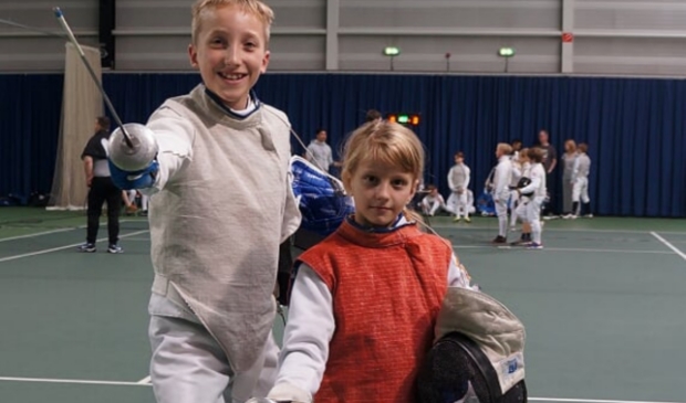 <p>Kinderen met de floret.</p>