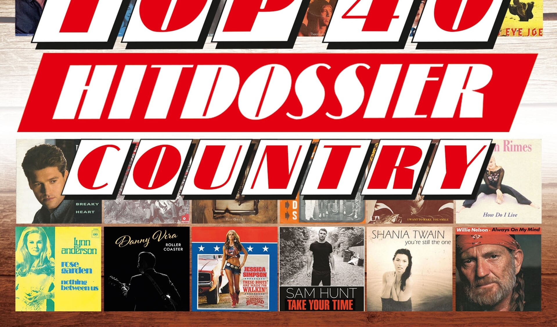 De box bevat een schitterend overzicht van de grootste country & western hits die ooit de Top 40 binnen kwamen.