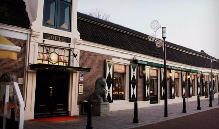 Het restaurant op het karakteristieke punt.