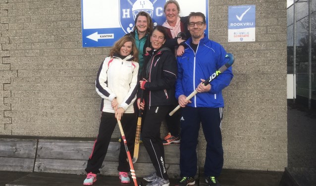 Een aantal Trimhockey leden van MHCP