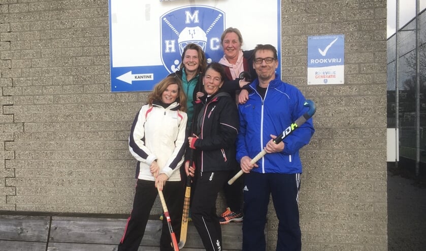 Een aantal Trimhockey leden van MHCP