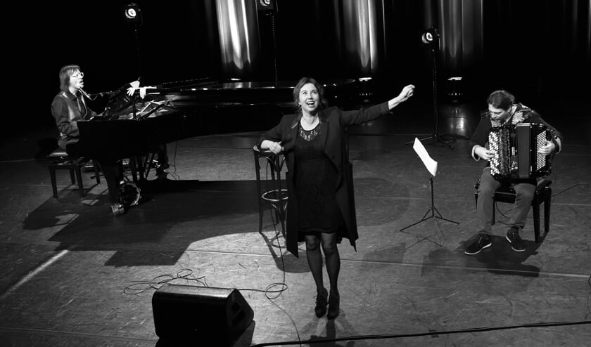 Zangeres Britta Maria.