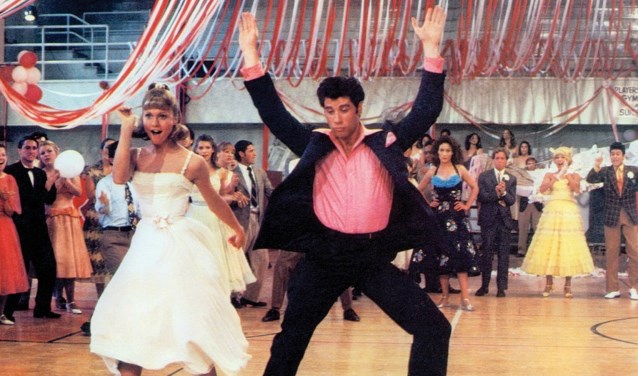Uit je dak net als Sandy en Danny uit 'Grease'.