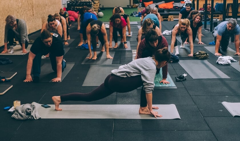 Yoga Crossfit met Liesbeth Pauwels.