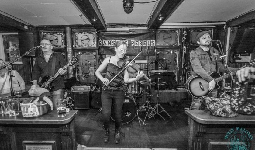 Irish folkband The Banshee Rebels.