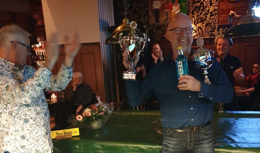Nico Boots is driebanden kampioen in Wognum.