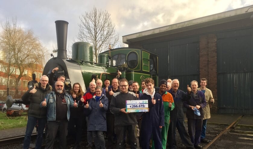 Tevreden gezichten bij de museumstoomtram
