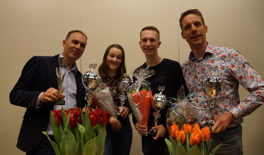 De winnaars in de diverse categorieën.