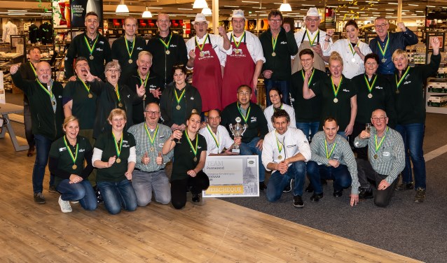 Het apetrotse team van Sligro Purmerend leverde een topprestatie in 2019.