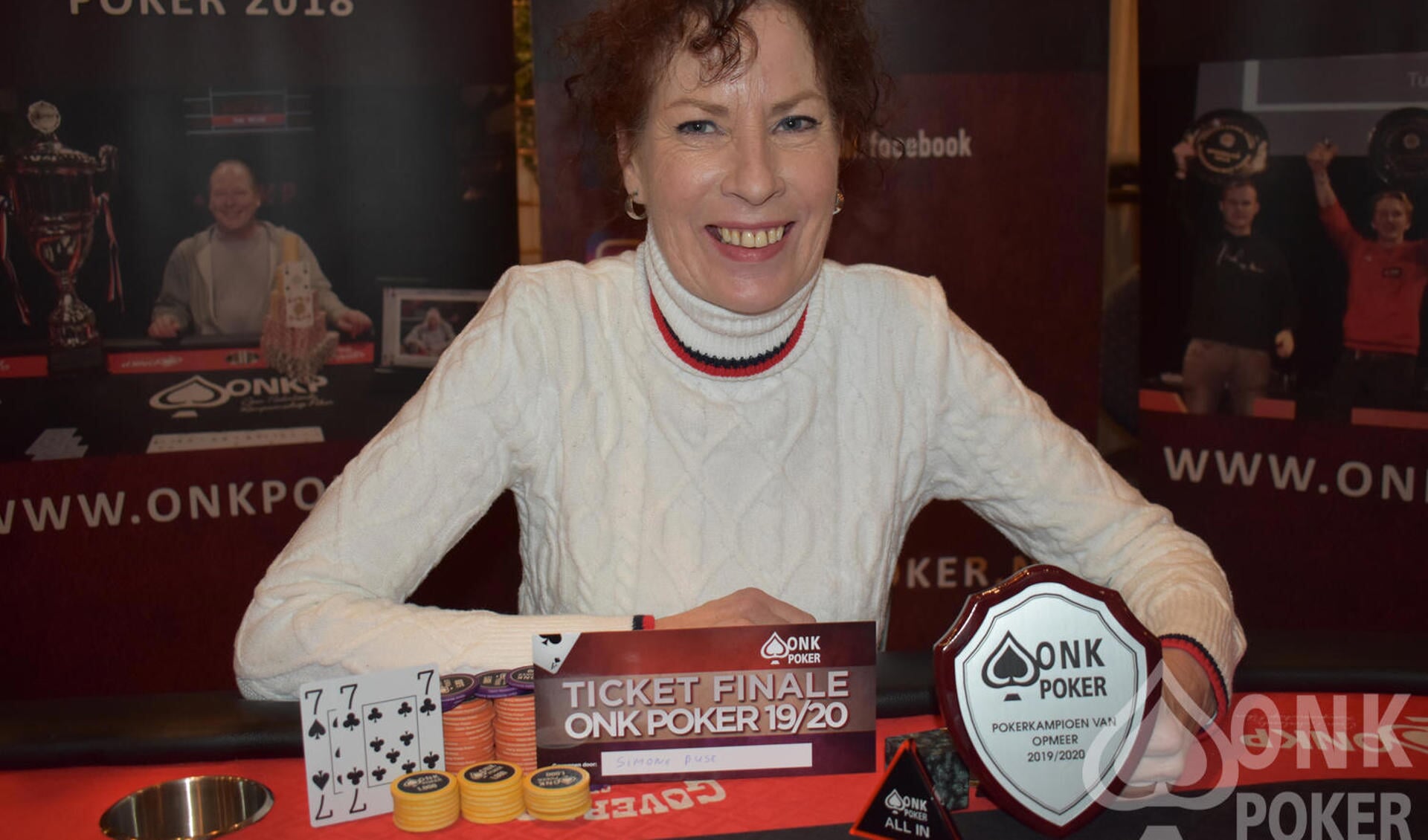 Pokerkampioen Simone Buse.