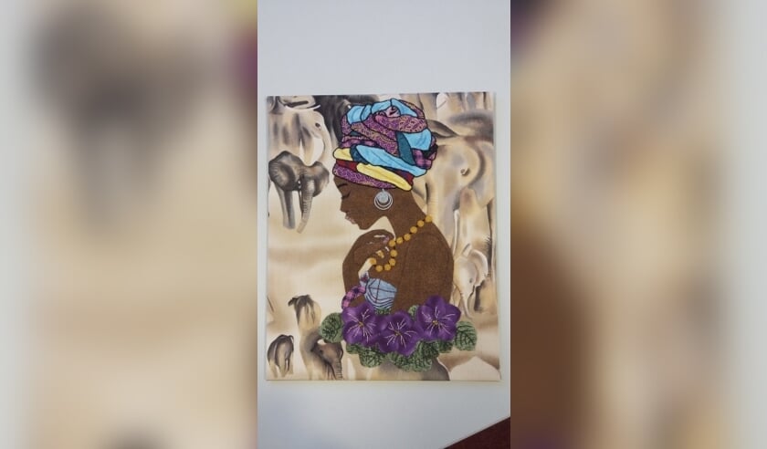 De workshop textiele werkvormen is nieuw in Westerhout.