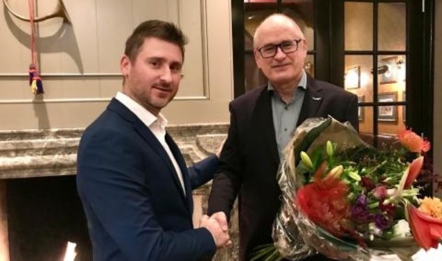 Wethouder Bas ten Have en Marc Boeljon