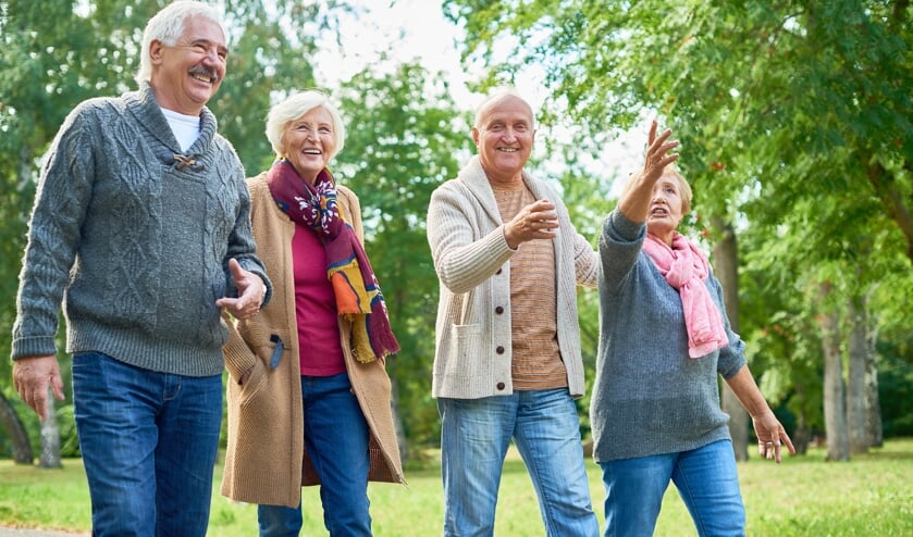 Wandelen in groepsvorm is er voorlopig even niet bij.