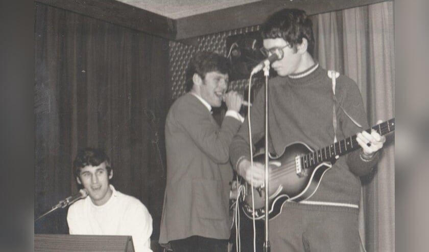 21-12-1968 tweede bezetting Everyman. Jack Beneker, Jan Oudhuis, Rob Lagerveld.