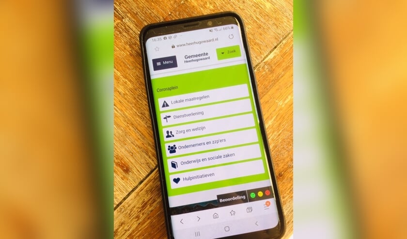 De gemeente verzamelde alle corona-informatie op één platform.