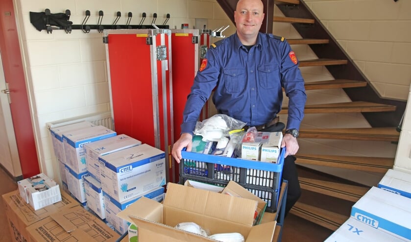 Lever de hulpmiddelen vandaag nog in bij de brandweerpost in Westwoud.