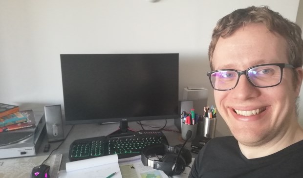 Jasper actief vanuit huis