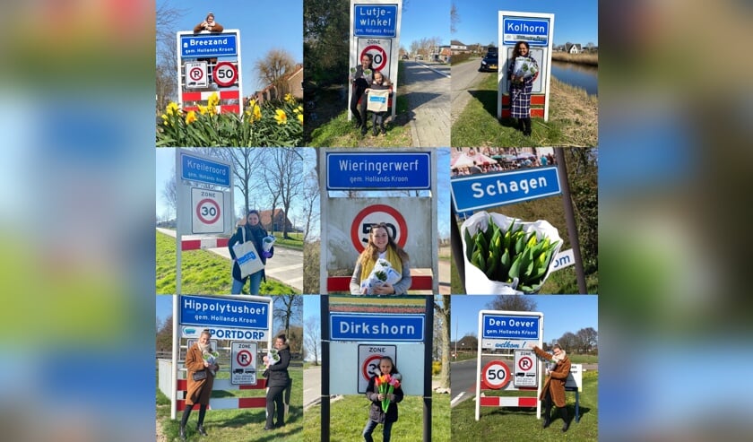 Tulpen geleverd in vele gemeenten.