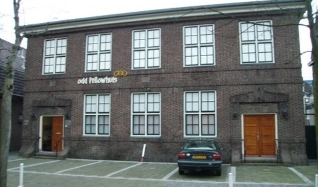 Het gebouw van de Odd Fellows.