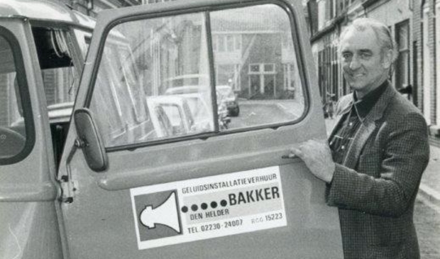 Siemon Bakker in 1980 (boek Den Helder jaren tachtig deel 1 in bewerking).