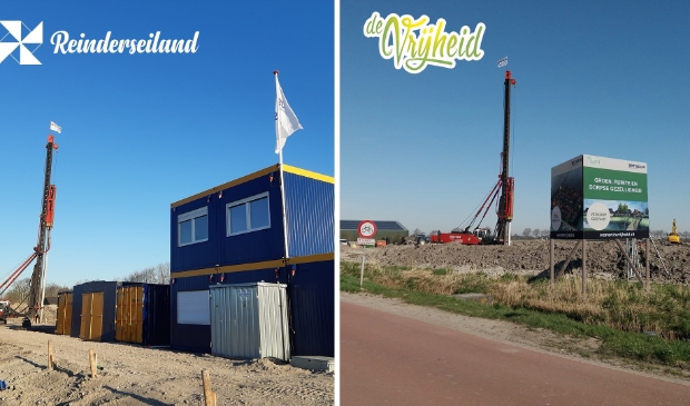 In twee nieuwe wijken zijn nog woningen en kavels te koop.