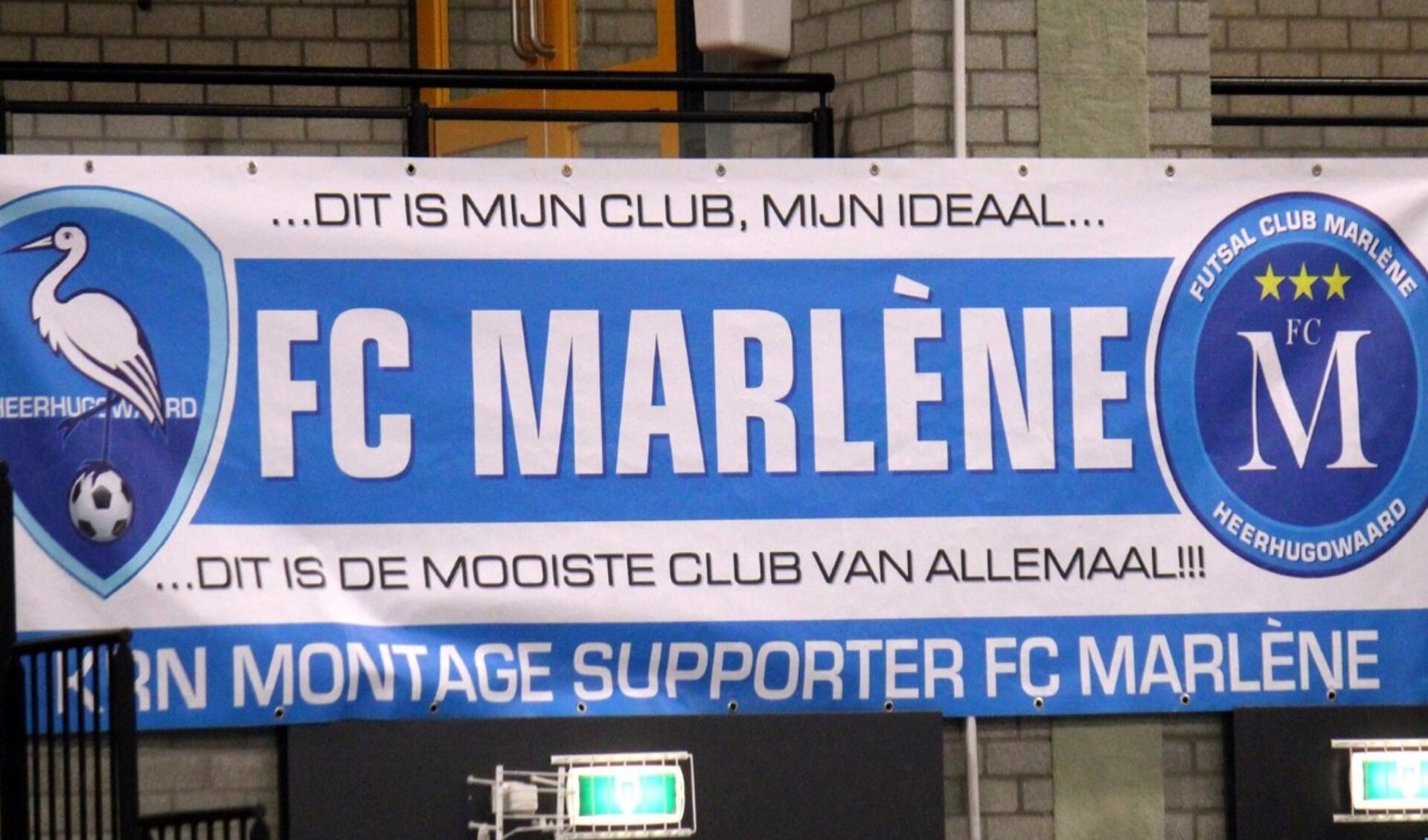 FC Marlène heet de voetbalsters van Reiger Boys een warm welkom.