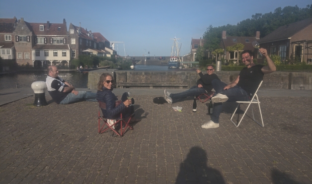 Vanmiddag kunnen we weer een terrasje pakken.