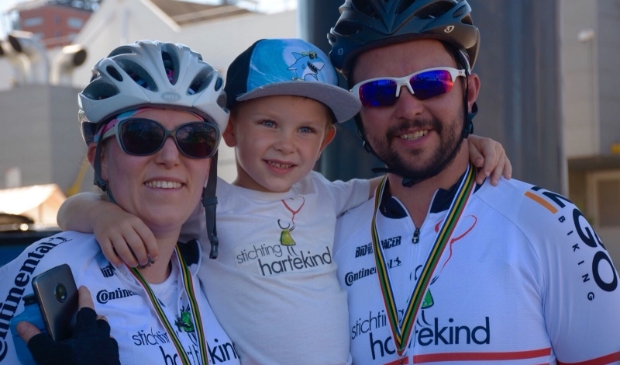 Deelnemers van de hartekind Ride Solo.