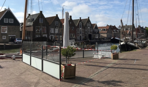 Per 1 juni 12.00 uur mag dit terras net als alle andere onder strikte voorwaarden weer open.