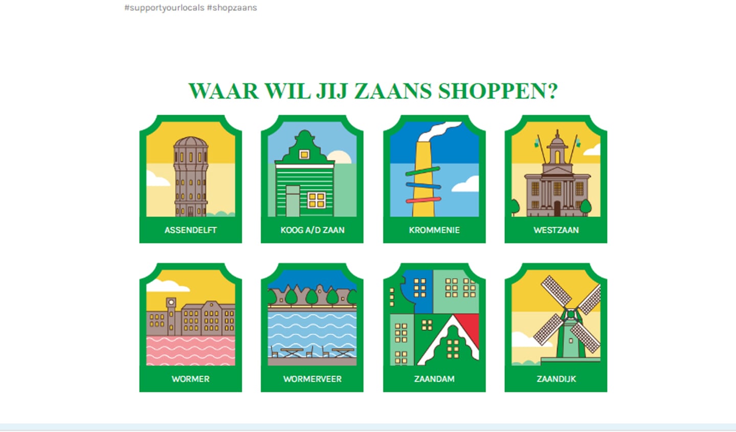 Het nieuwe online platform Shop Zaans.nl  