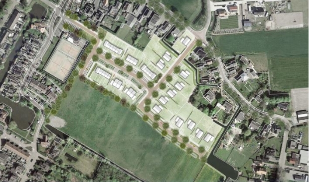In Waarland wordt het nieuwe woonwijkje Adamsland ontwikkeld.