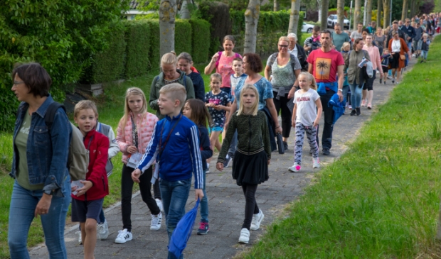 Deze beelden zin dit jaar even niet te zien, maar gelukkig kan er wel worden gelopen.