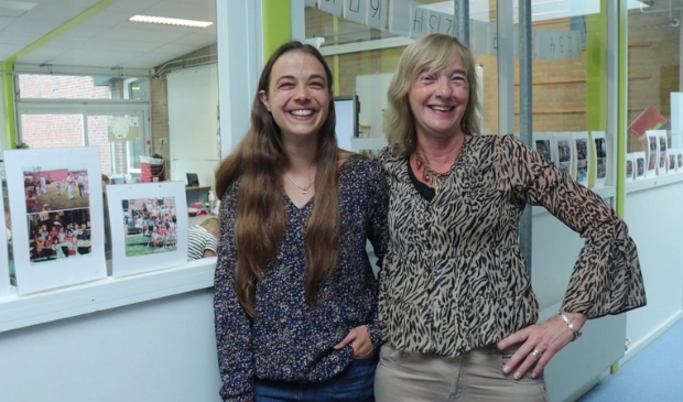 Marjon en juf Anneke.
