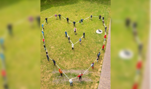 <p>Actievoerders in Enkhuizen op de bres voor vluchtelingenkinderen.</p>