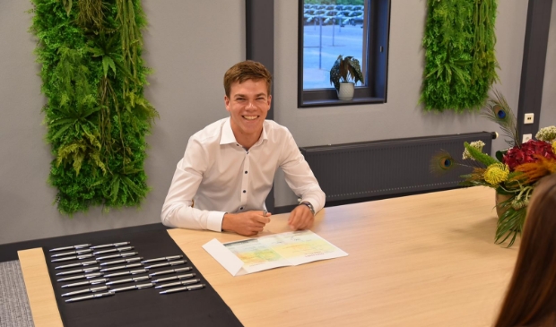 Matthijs Wierenga is blij met zijn 'coronadiploma'.