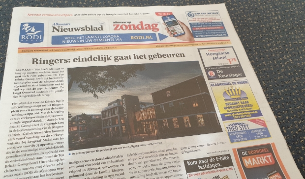 Een Ja Ja-sticker is noodzakelijk om het regionale nieuws zoals in deze krant en de stadskrant van de gemeente in de bus te ontvangen.