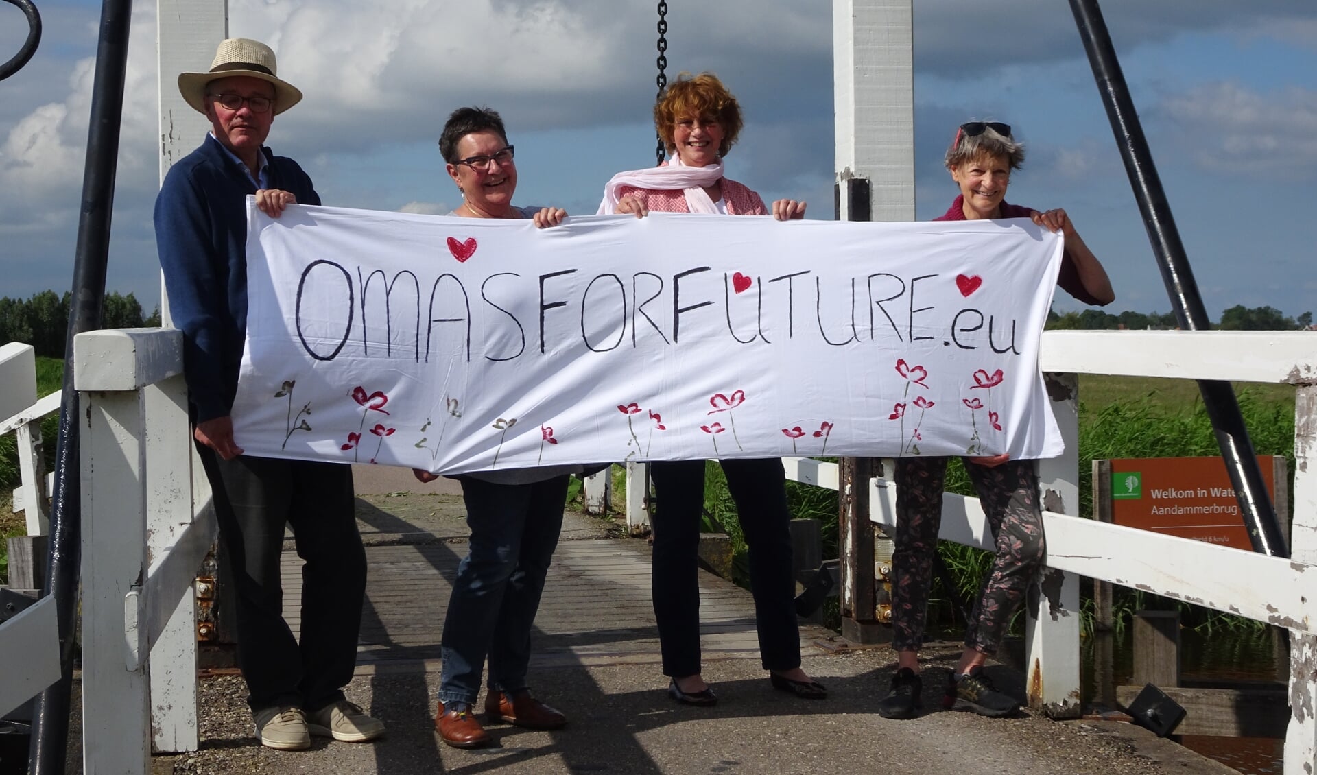 De lokale groep van Oma’s for Future is net als eerste in Waterland opgericht. 