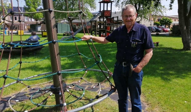 Louck Borman is, net als ooit zijn vader, nauw bij de speeltuin betrokken.