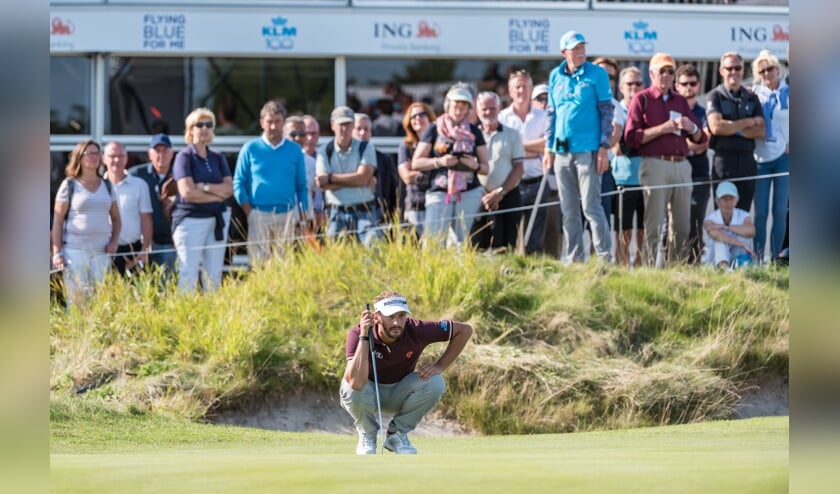 Joost Luiten in het KLM Open, dat straks op Bernardus dus wel met toeschouwers gespeeld zou kunnen worden. ,,Wij moeten het licht op groen zetten.’’