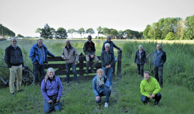 IVN Werkgroep Voedselbos op de toekomstige plek.
