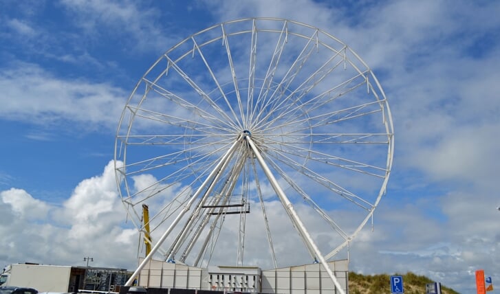 Het befaamde reuzenrad in Egmond vorig jaar